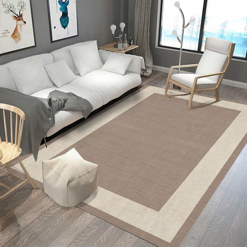 Luxurious Crystal Velvet Bedroom Carpet in New Chinese Style